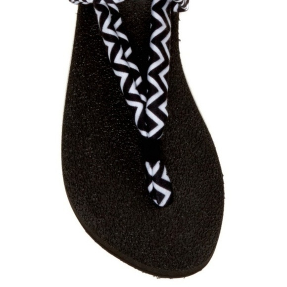 New Sanuk Sling Sandal Flip Flop Chevron - Picture 2 of 3